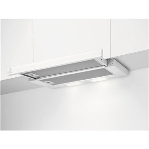 Electrolux, 410 m³/h, width 59.8 cm, white - Built-in Cooker Hood