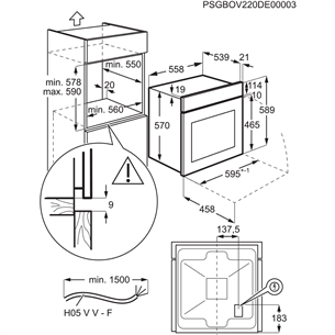 Orkaitė Electrolux EOF3H40BX