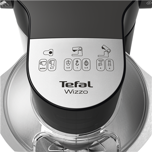 Tefal Wizzo, 1000 Вт, черный - Кухонный комбайн