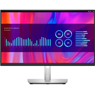 Dell P2423DE, 24'', QHD, LED IPS, LAN, USB-C, gray/black - Monitor