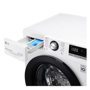 LG, 9 kg, depth 56.5 cm, 1400 rpm - Front Load Washing Machine