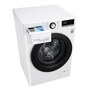 LG, ThinQ, 9 kg, depth 56.5 cm, 1400 rpm - Front Load Washing Machine