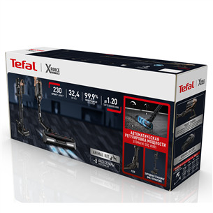 Cordless Vacuum Cleaner Tefal X-Force Flex 15.60 Pro, black