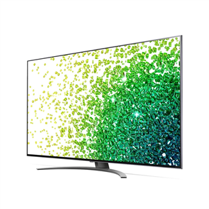 LG NanoCell 4K UHD, 55", central stand, grey - TV