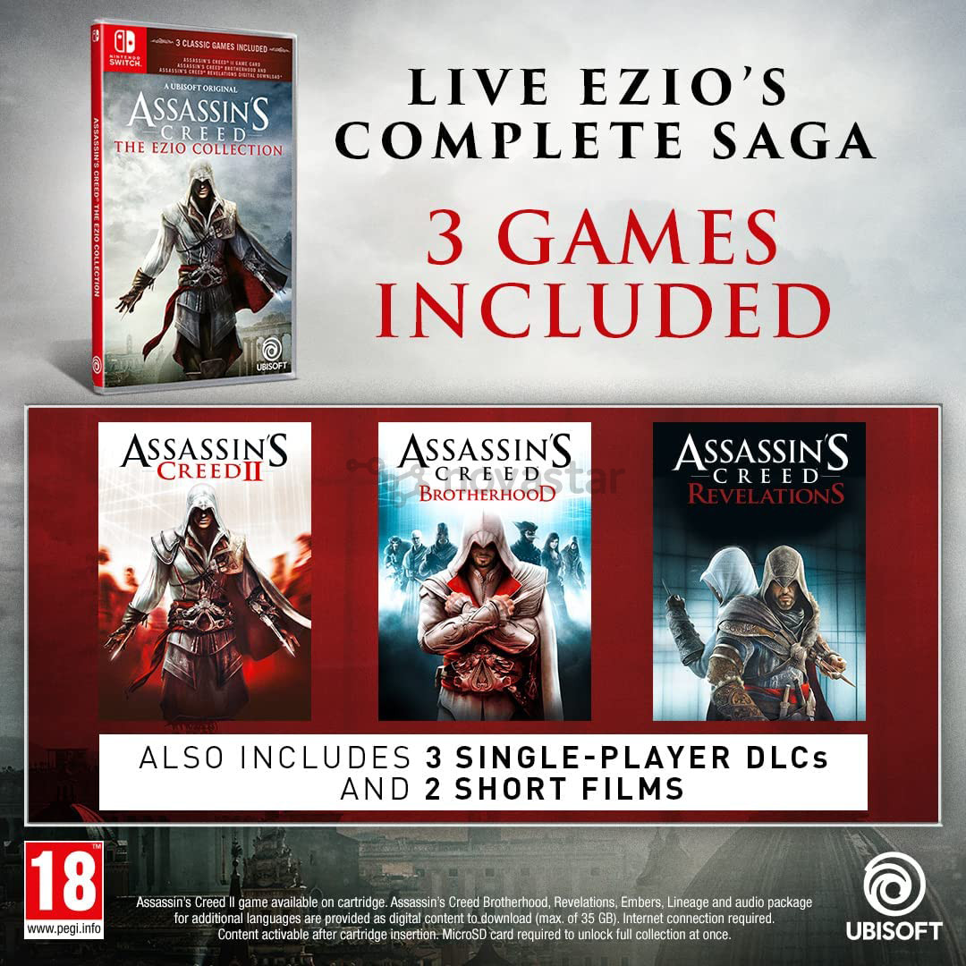 Žaidimas Nintendo Switch Assassin’s Creed: The Ezio Collection