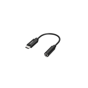 Adapteris Hama Audio Adapter, USB-C plug, 3.5mm jack socket 00300094