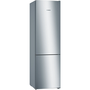 Bosch NoFrost, высота 203 см, 368 л, нерж. сталь - Холодильник KGN39VLEB