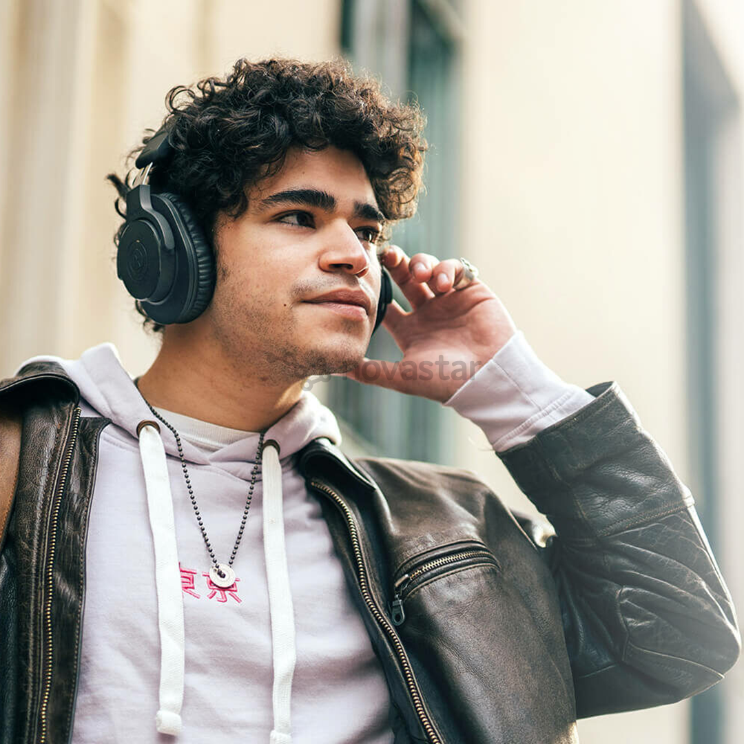 Audio Technica ATHM20xBT, black Wireless overear Headphones, ATH