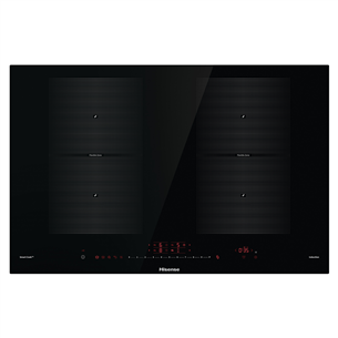 Hisense, width 79.5 cm, frameless, black - Built-in Induction Hob I8455C