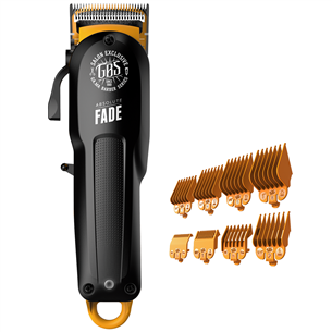 GA.MA Absolute Fade, 0.8-25 mm, black/yellow - Hair Clipper