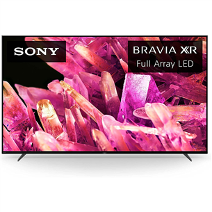 Sony Bravia XR X93K, 65", 4K UHD, LCD, боковые ножки, черный - Телевизор