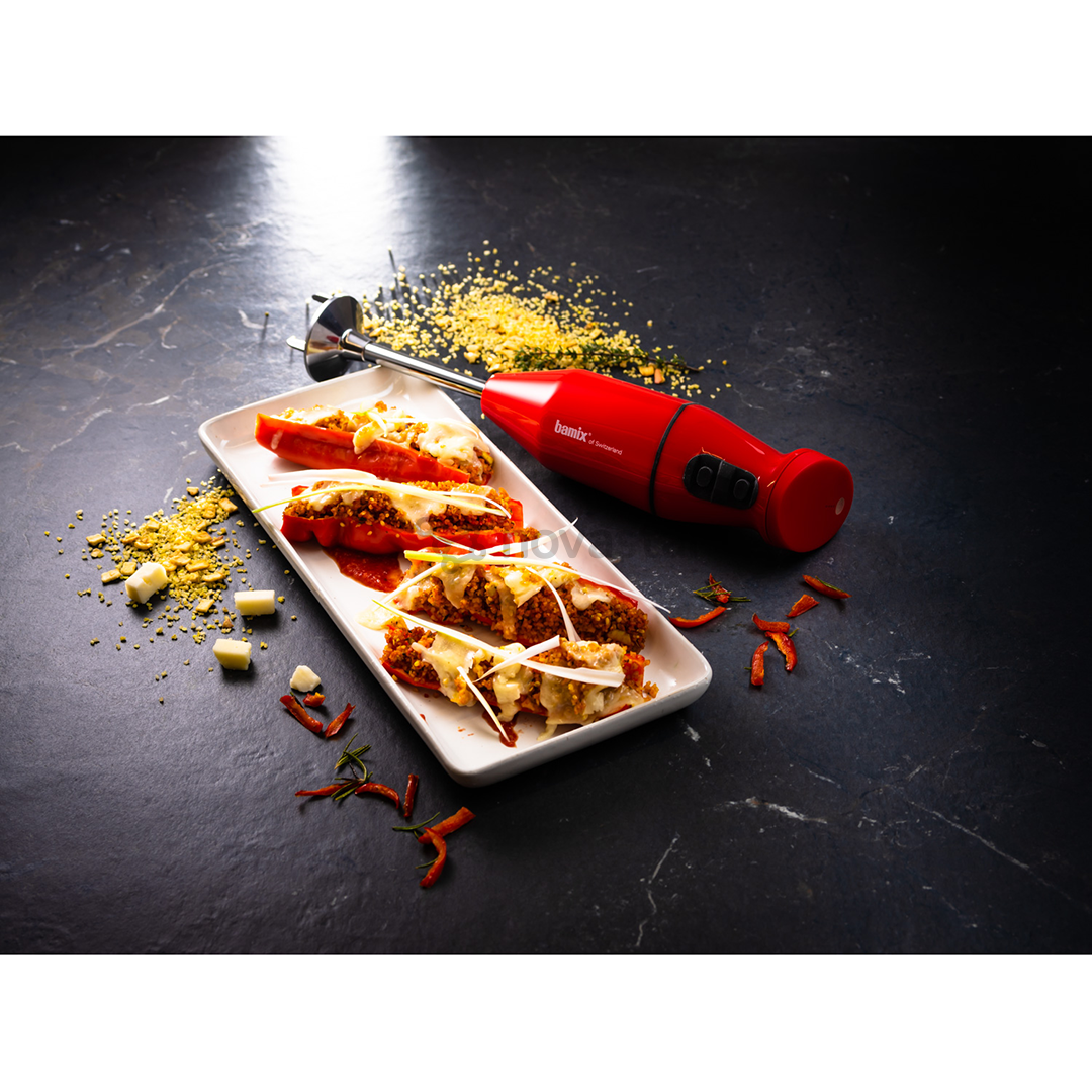 Bamix - Cordless Pro Hand Blender - Red Bamix Blenders Products