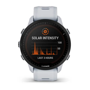 Išmanusis laikrodis Garmin Forerunner 955 solar, baltas