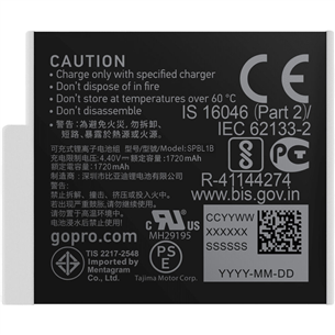 Baterija GoPro Enduro Rechargeable Li-Ion Battery for HERO9/10