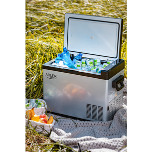 Adler, 40 L, grey - Portable refrigerator