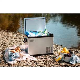 Adler, 40 L, grey - Portable refrigerator