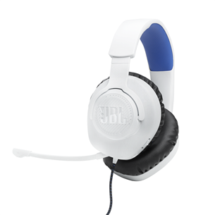 JBL Quantum 100P Console, white/blue - Headset