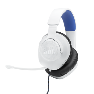 Ausinės JBL Quantum 100, Baltos/Mėlynos JBLQ100PWHTBLU