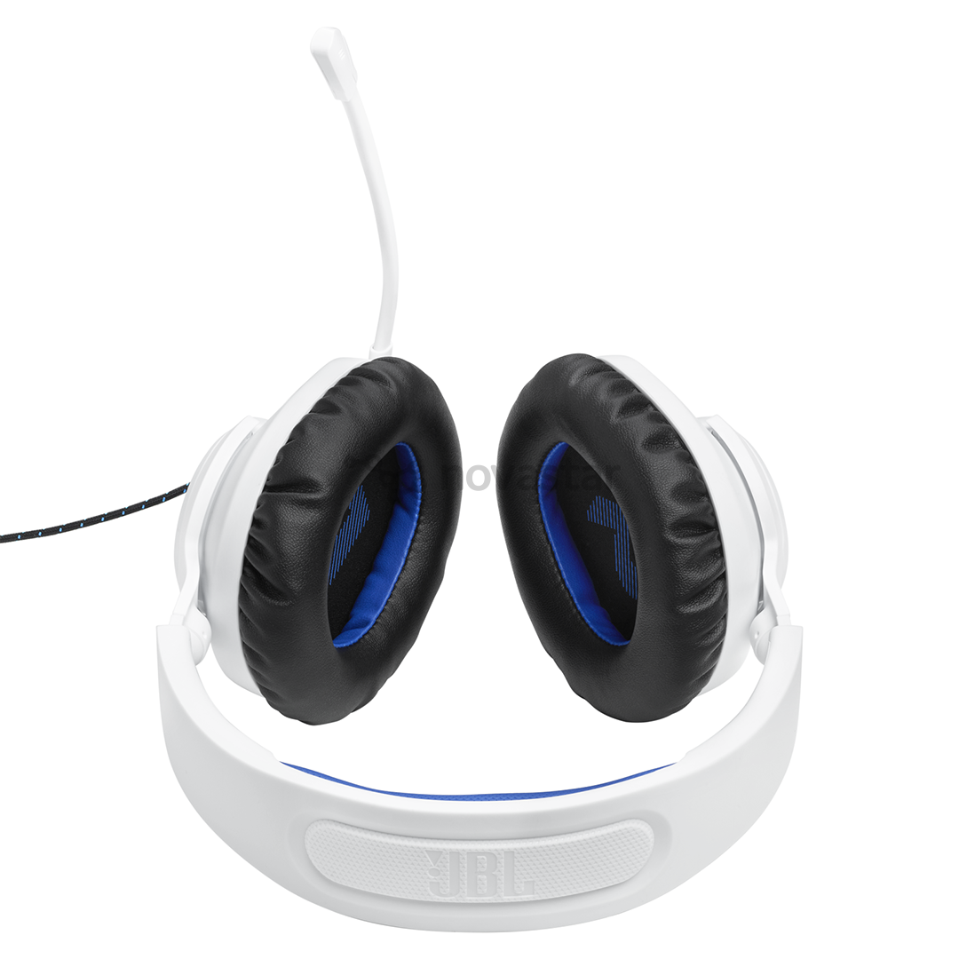 JBL Quantum 100P Console, white/blue - Headset