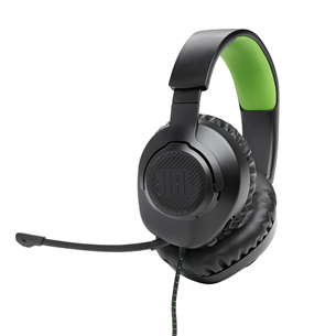 Ausinės JBL Quantum 100, Žalios JBLQ100XBLKGRN