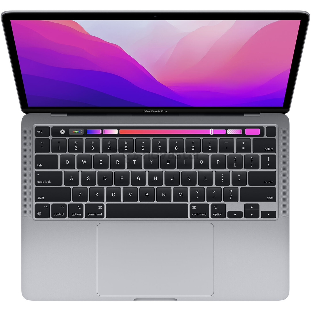 Nešiojamas kompiuteris Apple MacBook Pro 13'' (2022), M2, 8GB, 256GB, SWE, space gray