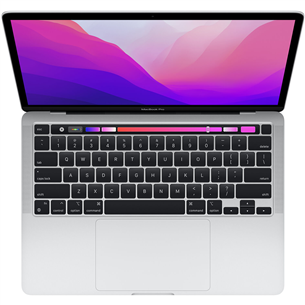 Nešiojamas kompiuteris Apple MacBook Pro 13'' (2022), M2, 8GB, 512GB, SWE, silver