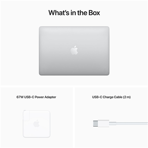 Nešiojamas kompiuteris Apple MacBook Pro 13'' (2022), M2, 8GB, 512GB, SWE, silver