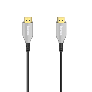 Laidas Hama Optical, 4K, gold-plated, 10m, silver - HDMI 2.0b