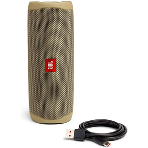 Belaidė kolonėlė JBL Flip 5, Smėlinė