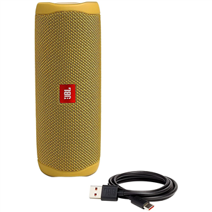 Belaidė kolonėlė JBL Flip 5, Geltona