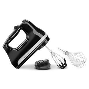 KitchenAid, 60 W, black - Hand Mixer