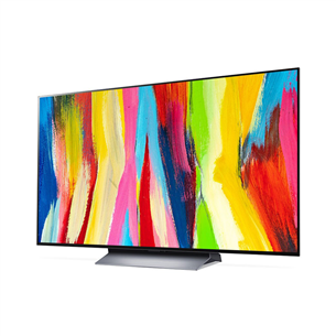 LG OLED77C21LA, 77", 4K UHD, OLED evo, central stand, gray - TV