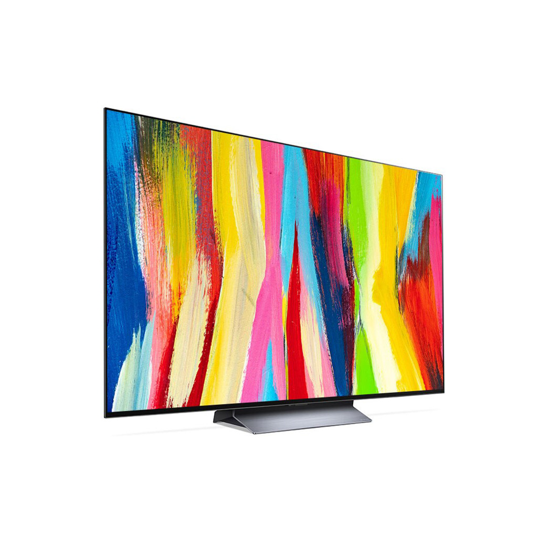 LG OLED77C21LA, 77", 4K UHD, OLED evo, central stand, gray - TV