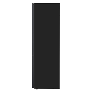 LG GBB7 Series, NoFrost, 384 L, height 203 cm, black - Refrigerator