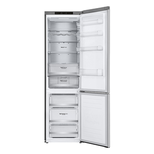 LG, NoFrost, 384 L, height 203 cm, inox - Refrigerator