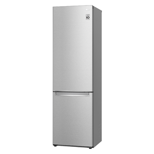 LG, NoFrost, 384 L, height 203 cm, inox - Refrigerator