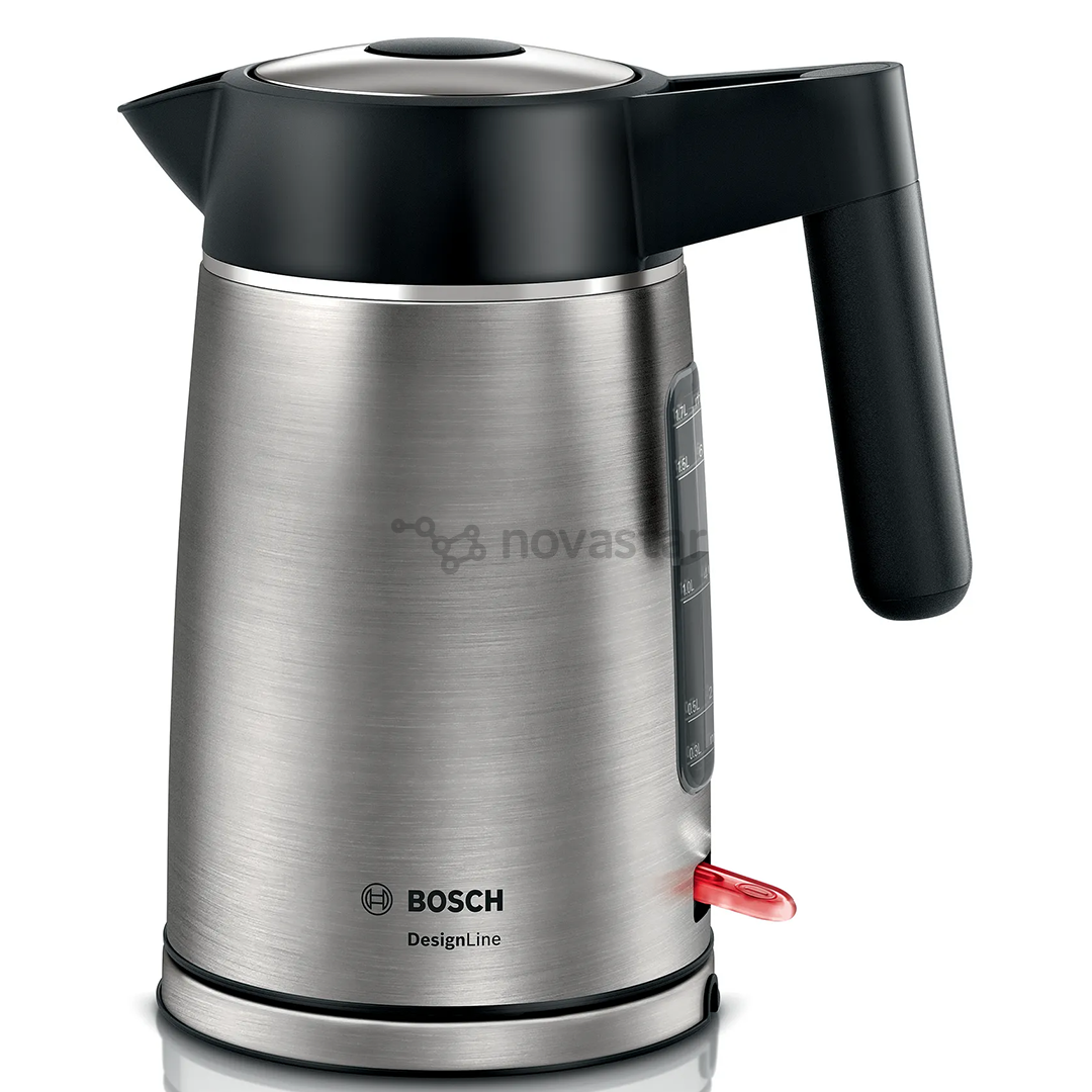 Virdulys Bosch DesignLine, 1.7 L, stainless steel