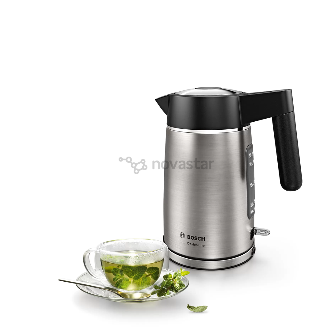 Virdulys Bosch DesignLine, 1.7 L, stainless steel