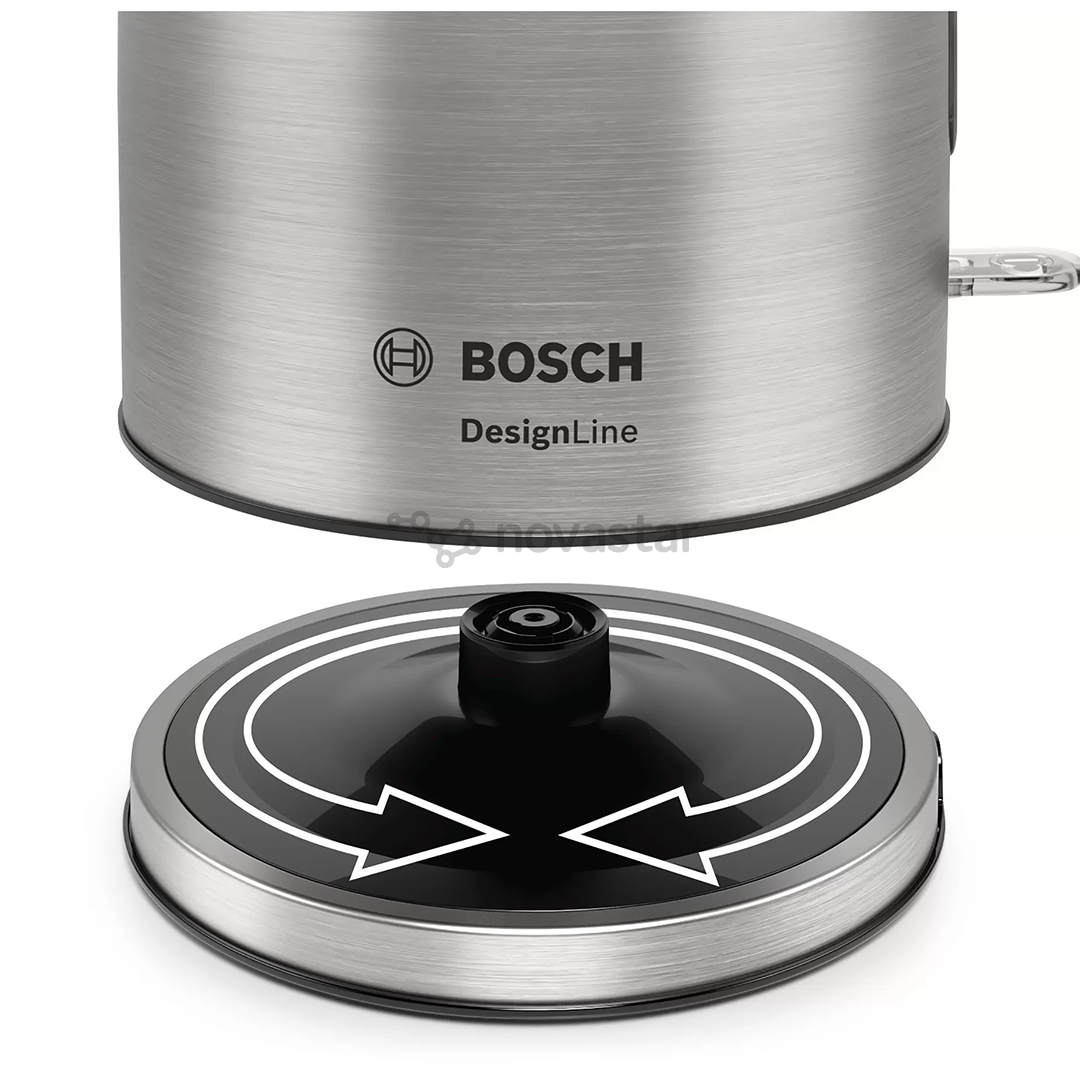 Virdulys Bosch DesignLine, 1.7 L, stainless steel