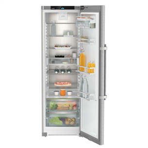 Liebherr, EasyFresh, 402 л, высота 186 см, серебристый - Холодильный шкаф