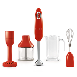 Smeg, 50's style, 700 W, red - Hand Blender