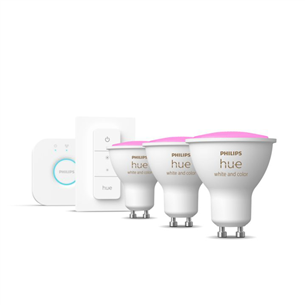 Philips Hue Starter Kit GU10, 3 шт., белый - Комплект умных ламп 929001953113