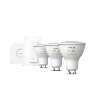 Philips Hue Starter Kit, GU10, 3 pcs, white - Smart Light Kit