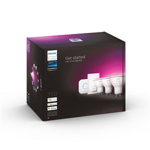 Philips Hue Starter Kit GU10, 3 шт., белый - Комплект умных ламп