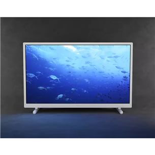 Philips, LED HD, 24", боковые ножки, белый - Телевизор