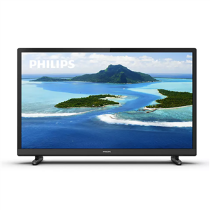 Philips, 24'', HD, LED LCD, feet stand, black - TV