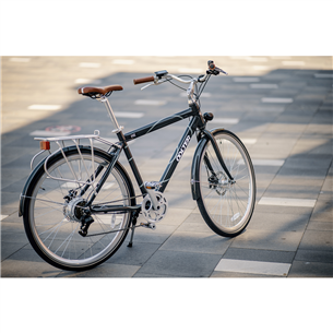 Elektrinis dviratis OOLTER ETTA, M, Dark gray