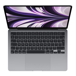 Nešiojamas kompiuteris Apple MacBook Air 13 (2022), M2 8C/8C, 8GB, 256GB, SWE, space gray