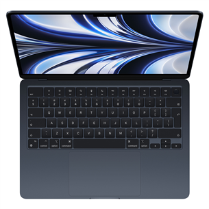 Apple MacBook Air 13 (2022), M2 8C/8C, 8 ГБ, 256 ГБ, SWE, черный - Ноутбук