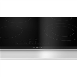 Bosch, width 60.6 cm, steel frame, black - Built-in Ceramic Hob
